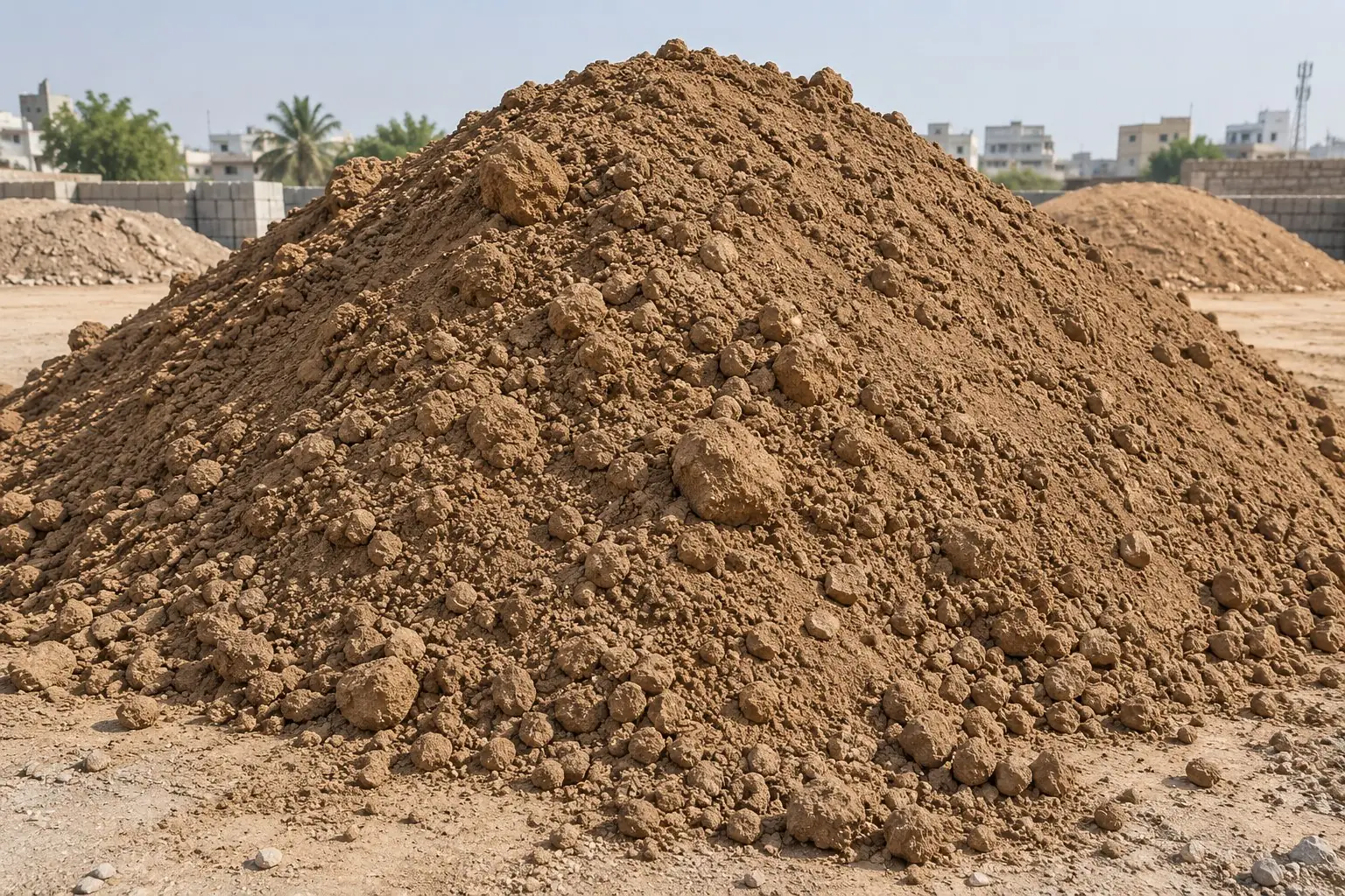 Soil and filling material