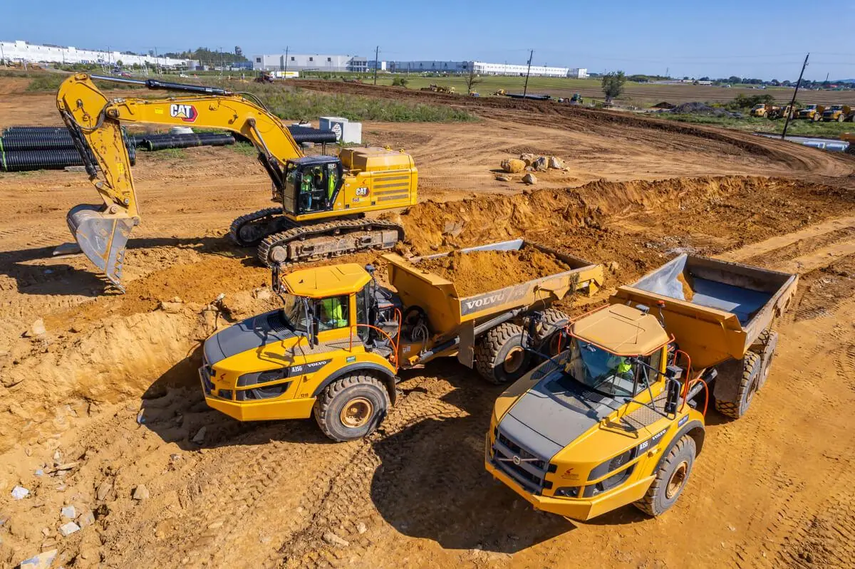 Site filling and leveling
